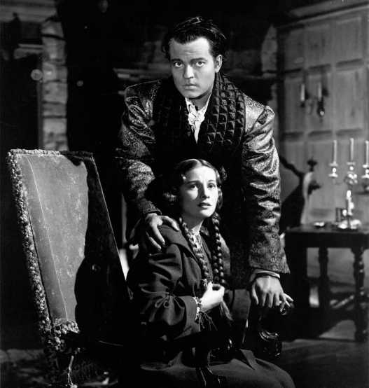Jane Eyre (1944) Directed by Robert Stevenson Shown from top: Orson Welles, Joan Fontaine (as Jane Eyre)
